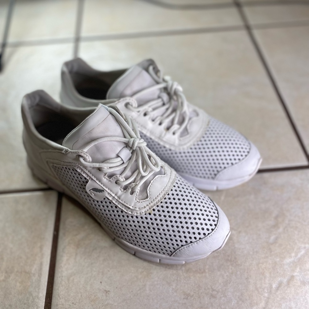 Geox Respira Women's Comfort Walking Sport Shoes Taupe Woman’s Size 7 Rare View 4